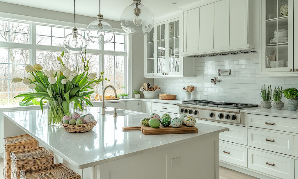 White Modern Kitchen in Castle Rock, CO